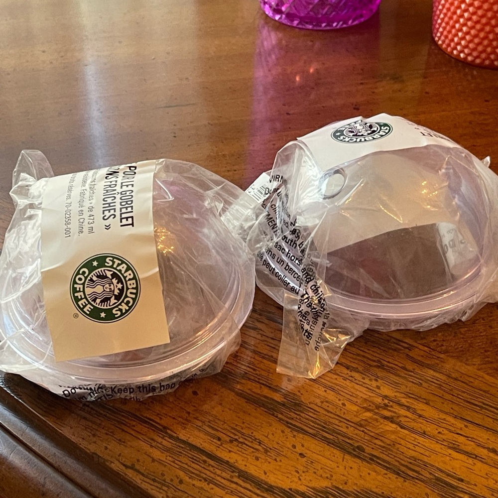 Starbucks dome lids